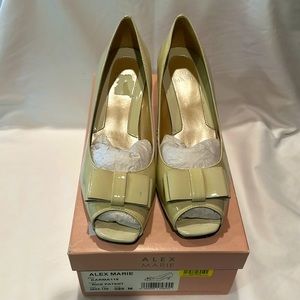 Alex Marie. Rice patent/peep toe heels. Size 8.5 M- Excellent used condition